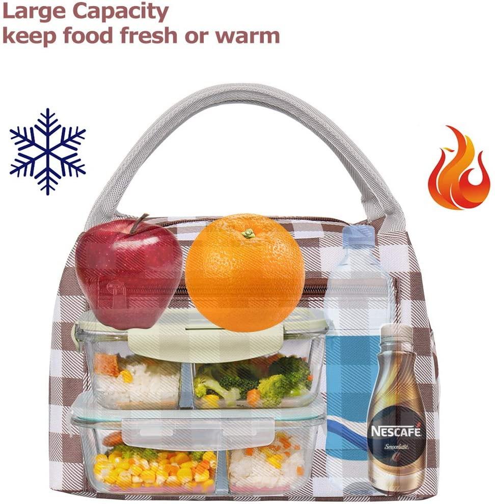 Wasserdichte Büro-Aluminiumfolie, isolierte Lunch-Tasche, thermische Lebensmittel-Organizer, Kühltaschen für Schulkinder