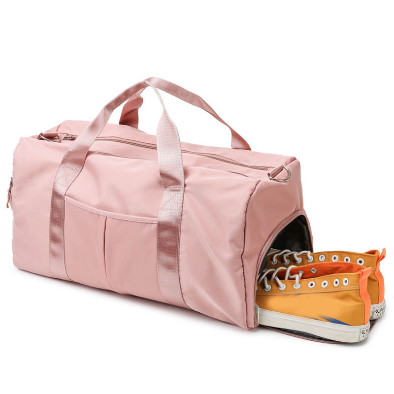 Nylon Gym Duffle Travel Bag Custom Logo Sports Seesack mit Schuhfach