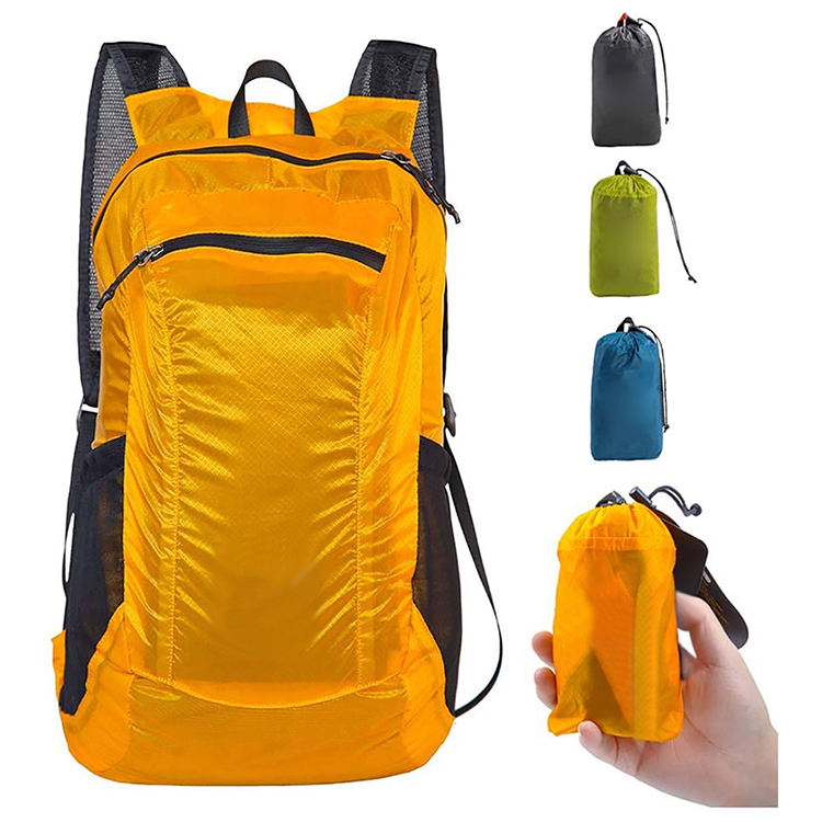Ultraleichter, verstaubarer Wander-Reise-Outdoor-Tagesrucksack, faltbarer Taschenrucksack