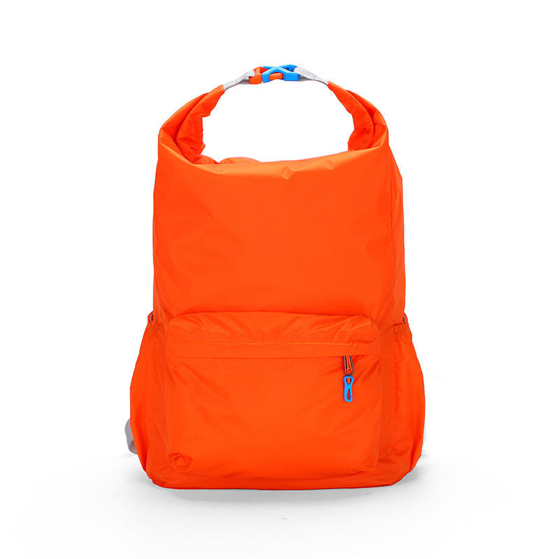 BSCI Hersteller Großhandel Schwimmen Fitness Sport Rucksack Nylon Material Bequemer Faltrucksack