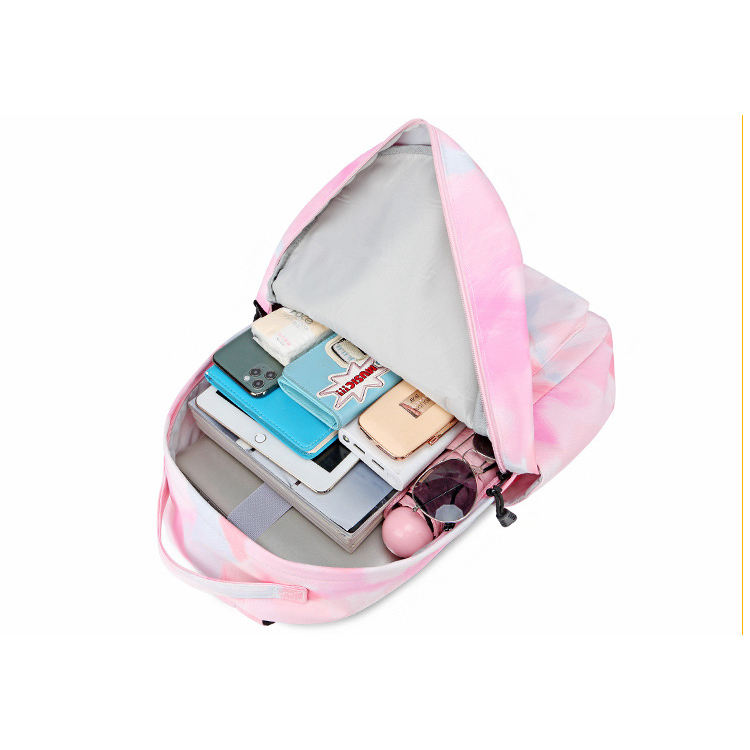 Reiserucksack mit individuellem Logo und seitlicher Flaschentasche, leichte Schultasche, lässiger Tagesrucksack
