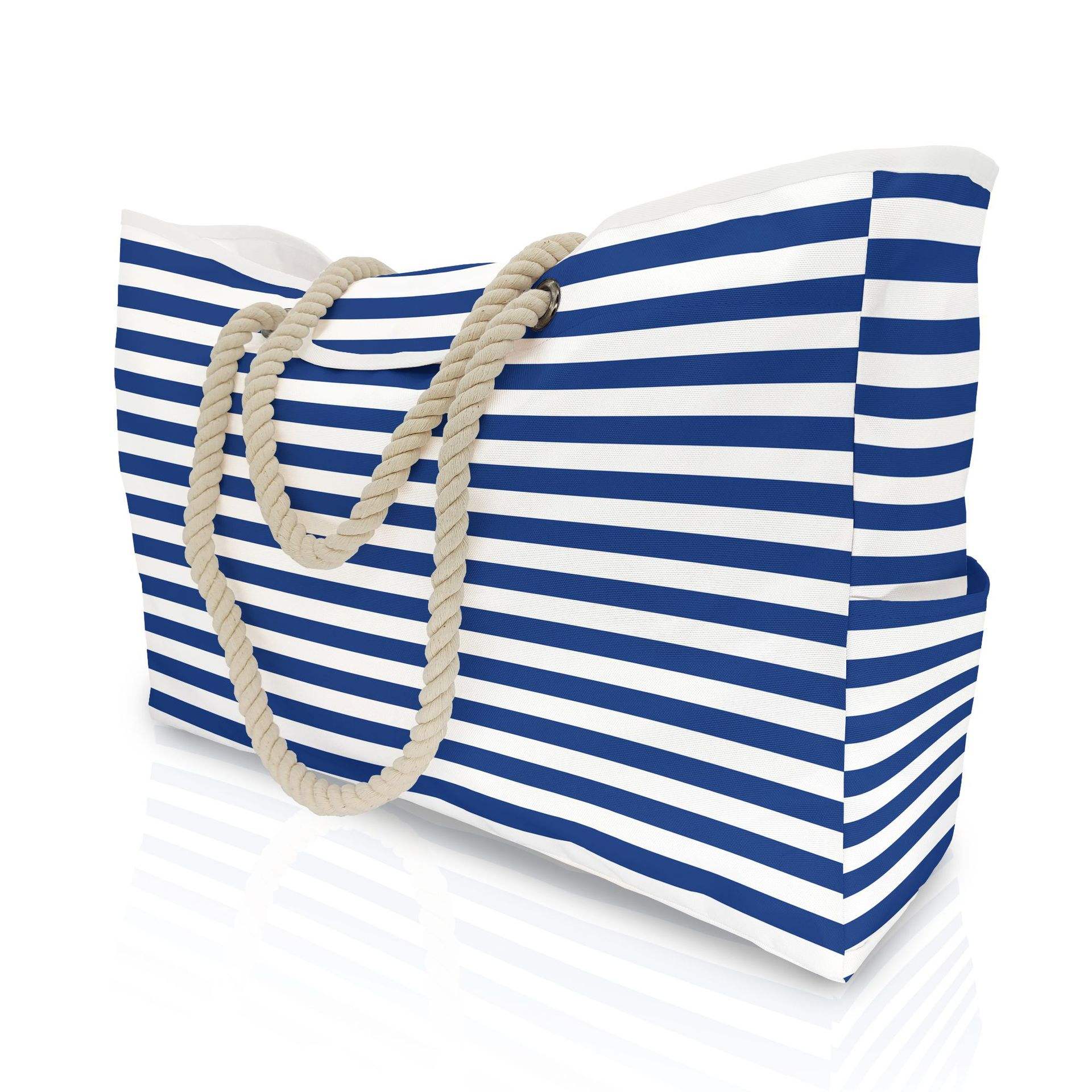 Benutzerdefinierte Strandtaschen mit Seilgriff Handtaschen Neueste Design Mädchen Mode Druck Designer Reise Strand Tragetaschen Frau