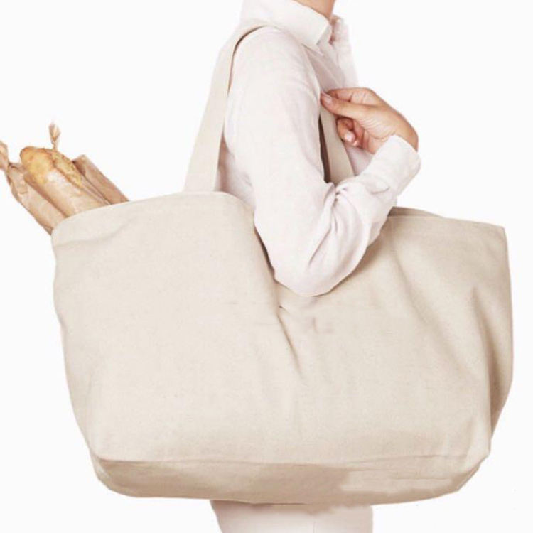 Wiederverwendbare Großhandelsfrauen-Lebensmittelgeschäft-wiederverwendbare Handtasche faltbare dicke Segeltuch-Baumwollumweltfreundliche Einkaufstaschen