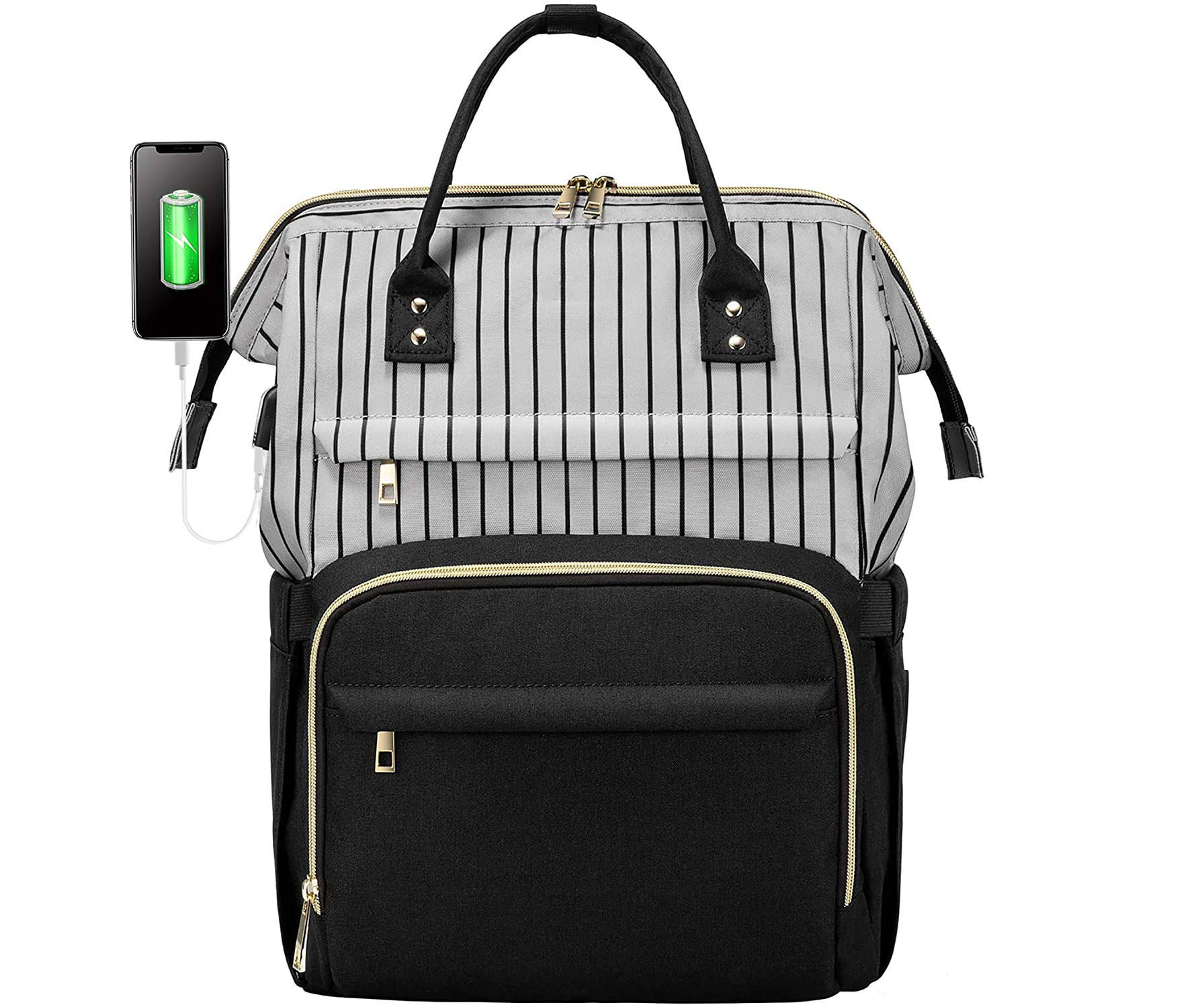 2022 Amazon Hot Selling Große Kapazität Multifunktionale Mama Rucksack Mama Wickeltasche Baby Rucksack Wickeltasche