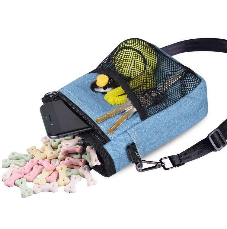 Personalisierte Haustierfutter-Leckerli-Tasche, Gürtel, Taillenschlinge, Schulter-Trainingstasche, wasserdichte Leckerli-Tasche für Hunde