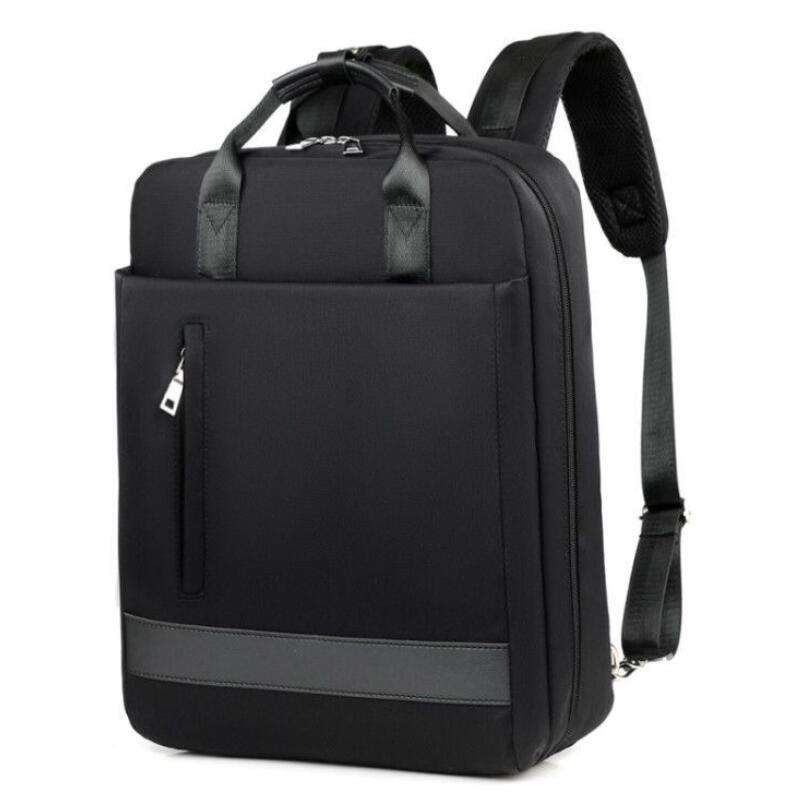Leichte schwarze Sport-Rucksäcke, Reise-Tagesrucksack, Business-Laptop-Rucksack mit USB-Anschluss