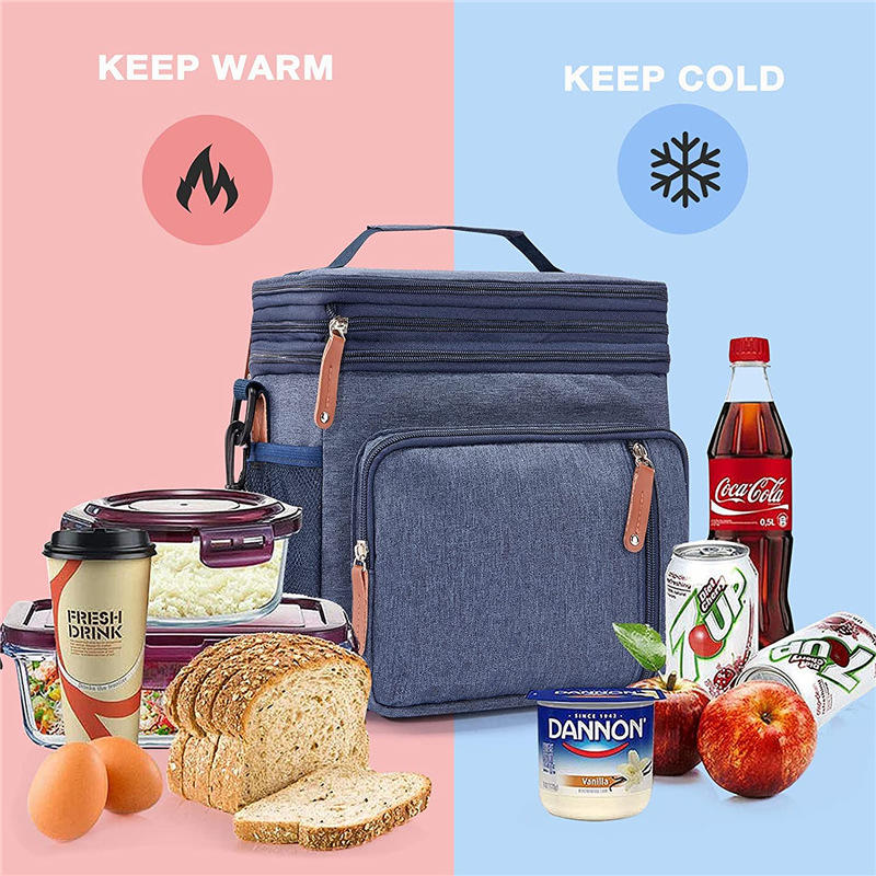 Großhandel isolierte Lunch-Kühltaschen Auslaufsichere isolierte Lunch-Tasche für Frauen, Mädchen, Erwachsene und Jugendliche