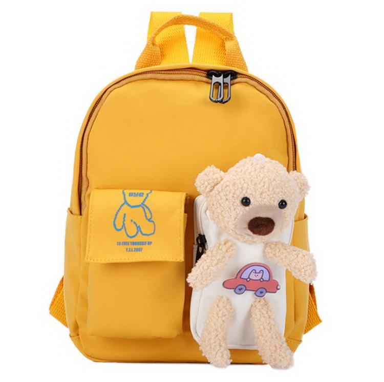 Heißer Verkauf Mädchen Gelb Schule Rucksäcke Tasche Daypack Kleine Kinder Kinder Rucksack Kindergarten Schultasche Kind