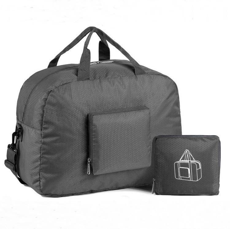 Erweiterbare, zusammenklappbare Sporttasche für Kinder und Erwachsene, faltbare Wochenend-Reisetasche, Blau