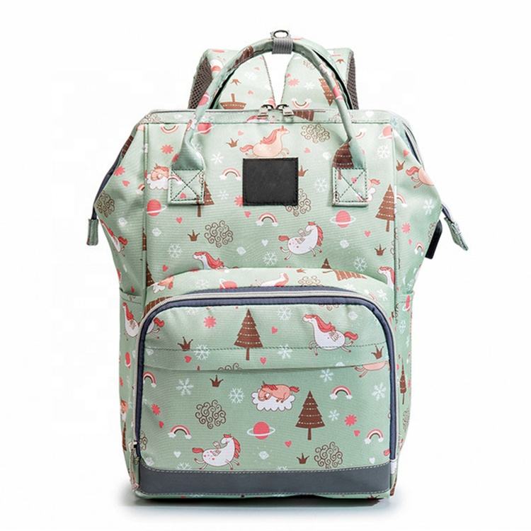 Mutterschaft Wickeltasche Rucksack Wickeltasche Babytaschen für Mama und Papa mit USB-Ladeanschluss