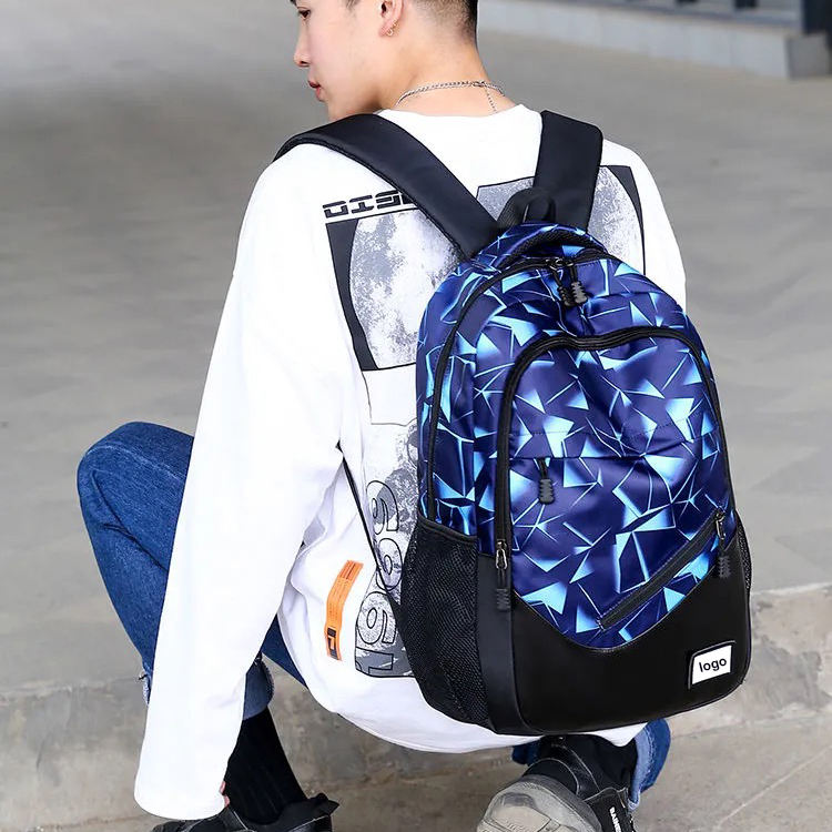 benutzerdefinierte wasserdichte Laptop-Rucksacktasche, leichte College-Schule, leichter Reiserucksack
