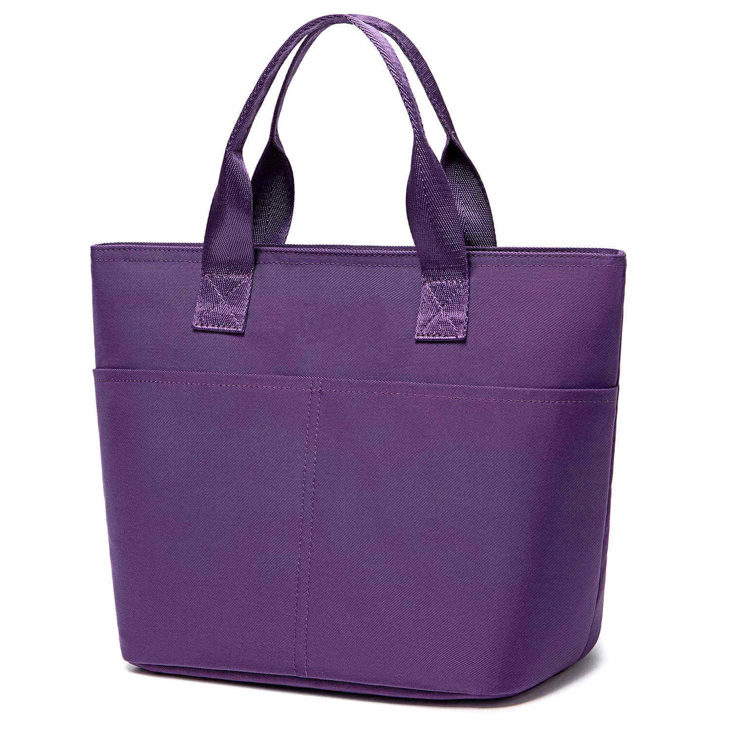 Große Damen-Lunchtaschen, Lunchbox-Tasche, auslaufsicher, isolierte Lunch-Geldbörse für College, Arbeit, Picknick, Wandern, Strand