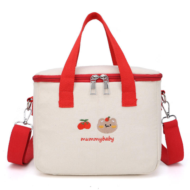 Isolierte wasserdichte tragbare Kühltasche Lunchbox Tasche Hochwertige Lunch-Kühltasche Damen Büro Schule Mittagessen isoliert