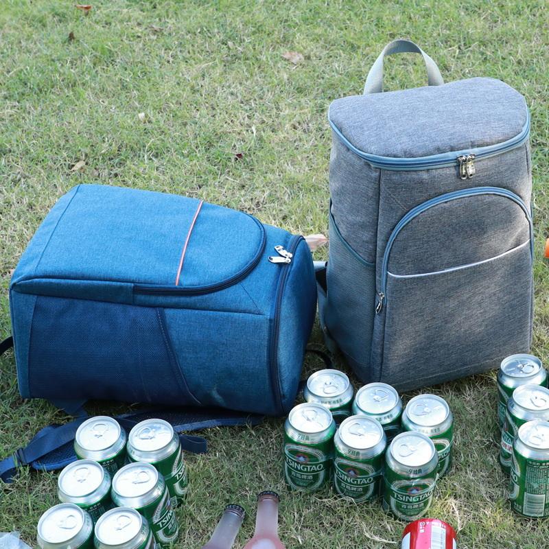 Tragbarer, auslaufsicherer Picknick-Kühler-Rucksack, kundenspezifische thermische Aluminiumfolie, eisisolierte Tasche für Lebensmittel