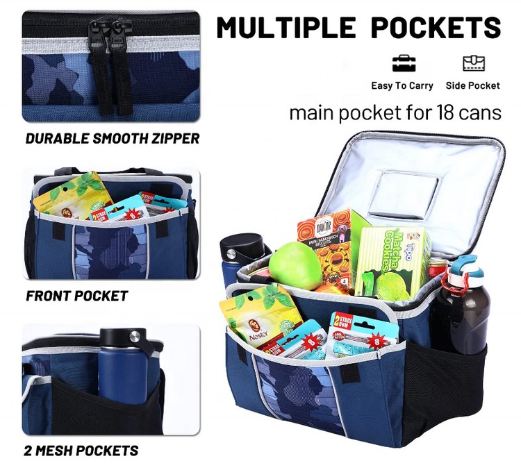 Isolierte Kühltasche für Mann, tragbar, kann Getränkeaufbewahrung für Erwachsene, Strandpicknick, Wärmeisolierung, Eiskühltasche