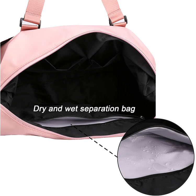 Weekender Mädchen Reisetaschen Tote Custom Sublimation Logo Travel Pink Duffle Bag für Frauen