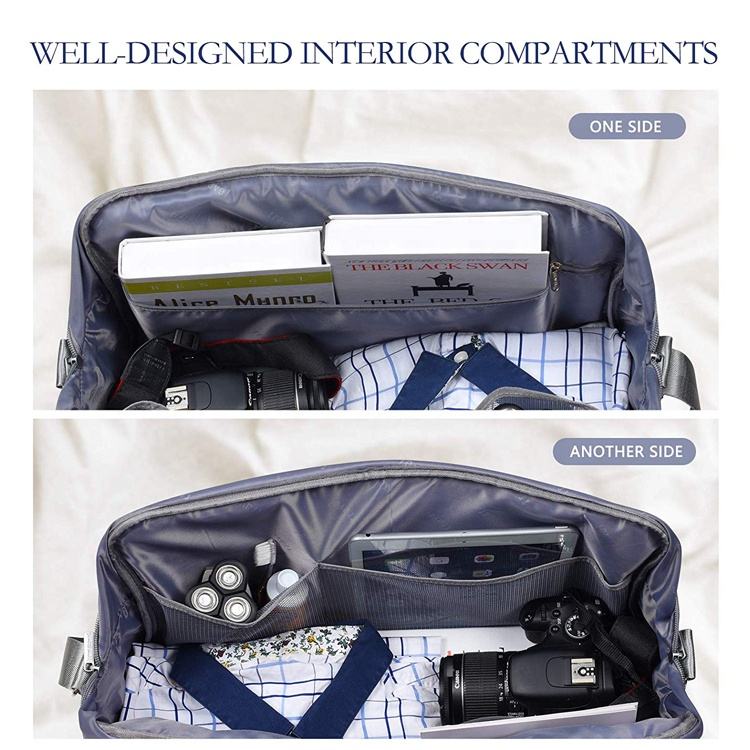 Leichte, tragbare Reisetasche mit großem Fassungsvermögen und individuellem Gepäckanhänger