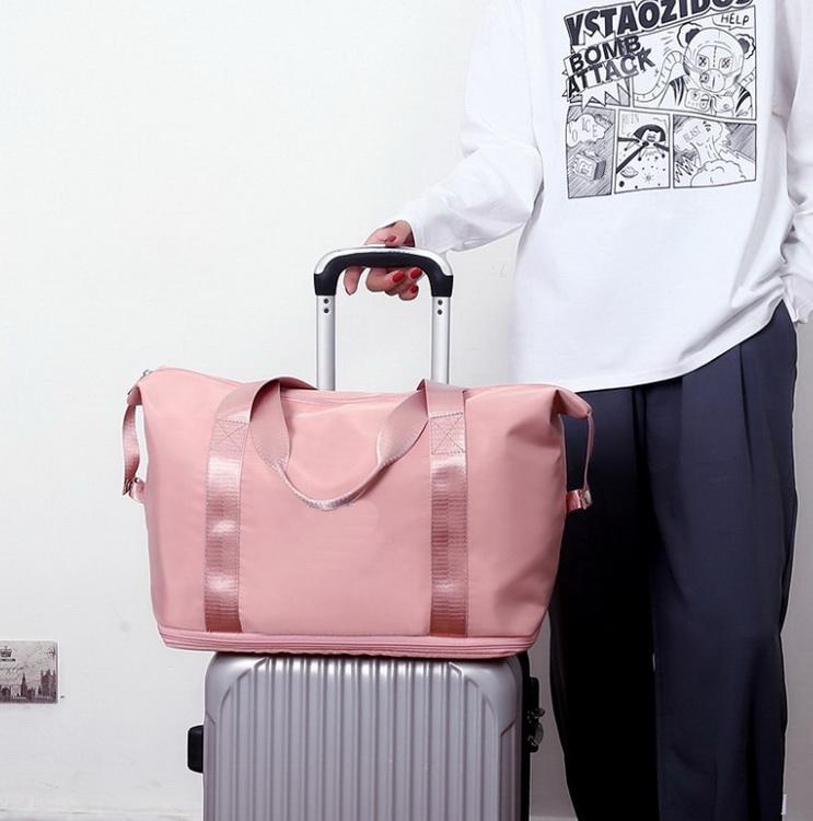 Heißer verkauf faltende reisetaschen wasserdichte tote handtasche faltbare reiseduffle taschen frauen multifunktionale reisetaschen
