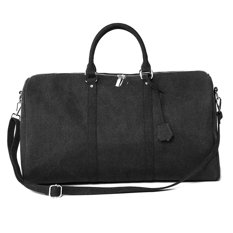 Vintage reisetasche für herren verbringen die nacht duffel reisetasche individuelle ökofreundliche wochenendreisetasche aus canvas