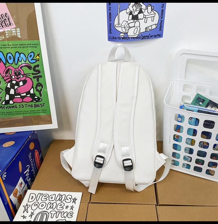 Weiches Material Teenager Schulranzen Schulranzen Reiserucksack College Student Laptop Taschen Büchertasche für Frauen Männer