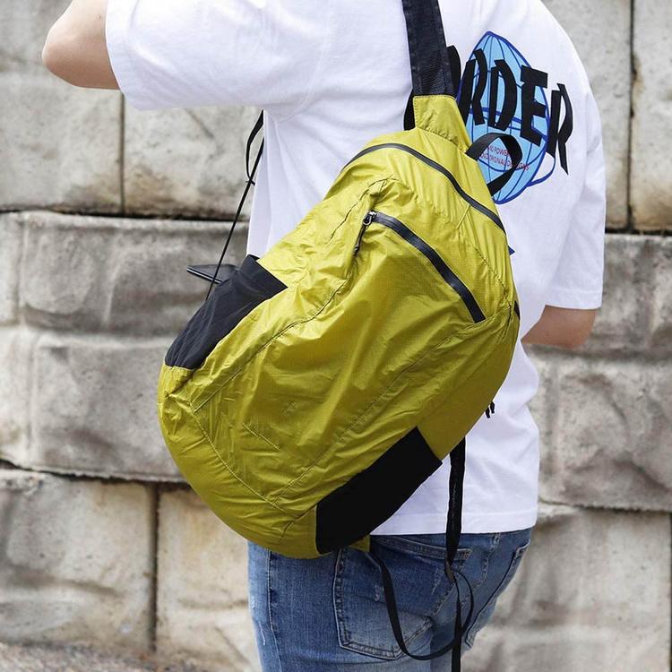 Hochwertiger, wasserdichter, faltbarer Reiserucksack aus Nylon, packbarer Rucksack für Wandercamping