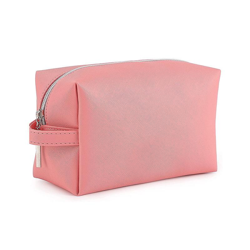 Tragbare Reise-Kosmetiktasche, PU-Leder, Toilettenartikel, Make-up-Aufbewahrungs-Organizer, Make-up-Halter, Kosmetiktasche mit Griff