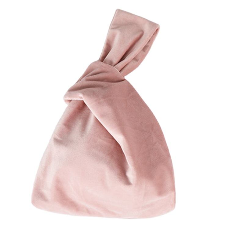 Passen Sie Mini Japanese Style Wind Sleeve Handheld Hand Vintage Velvet Handtasche Wrist Knot Bags für Frauen an