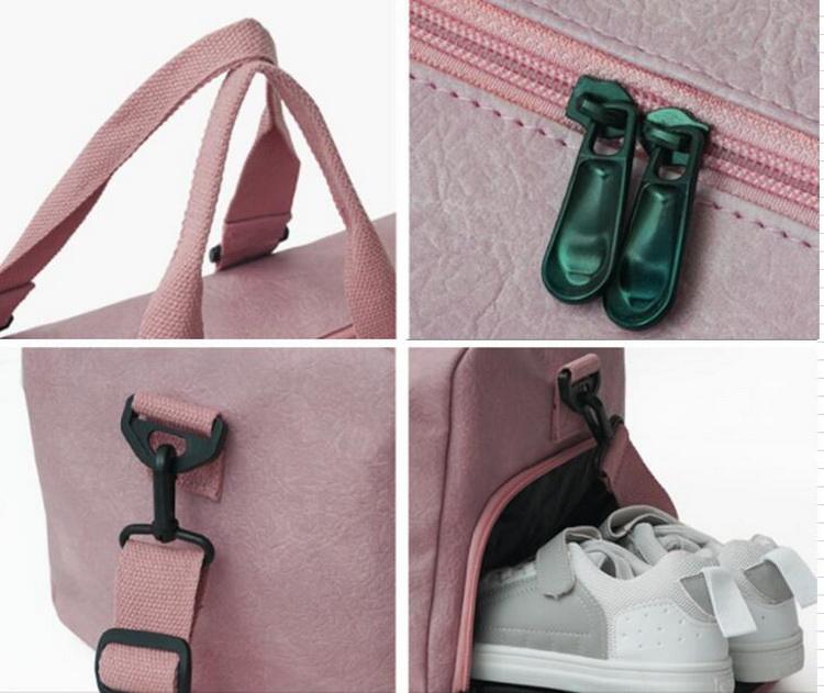 Luxuriöse vegane Weekender Duffle Schultertasche Handgepäck Sporttasche Pack Gym Leder Seesäcke Herren Custom