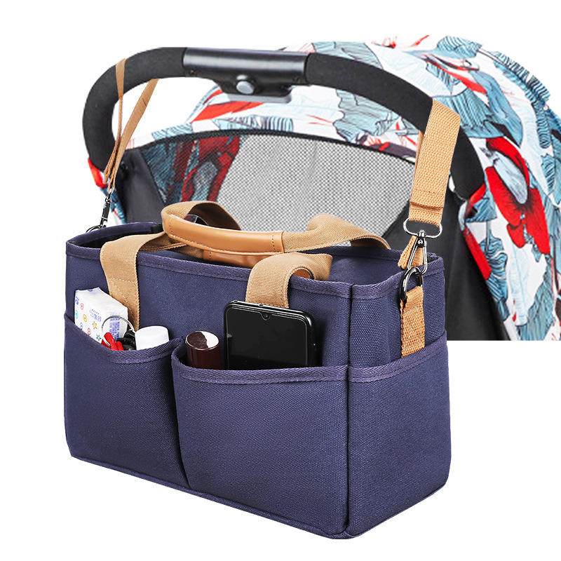 Langlebige Reise-Unisex-Neugeborenenpflege-Babyaufbewahrung Windel-Kinderwagen-Organizer zum Aufhängen von Babytaschen