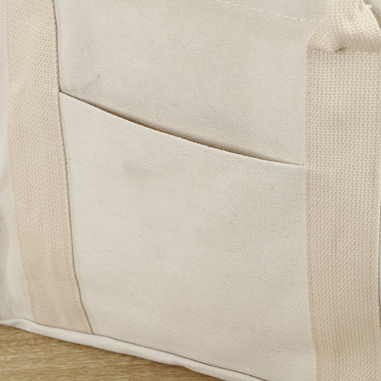 Fashion Oversize Große Einkaufstasche Canvas Strandtasche Baumwolltragetaschen mit benutzerdefinierter Eigenmarke