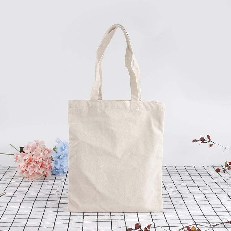 Promotion Custom Print Logo Wiederverwendbare Einkaufstaschen Plain Blank Cotton Canvas Tote Bag