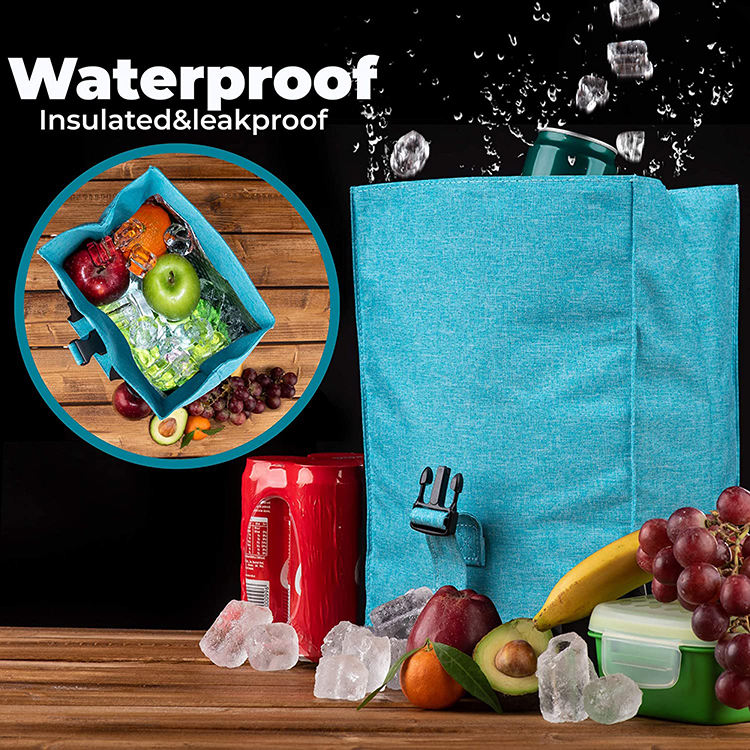Kleine Tragetasche Thermoisolierte Lebensmitteltaschen Isolierte Kühltasche Lunchtasche Auslaufsichere Thermokühltasche Lunchbox