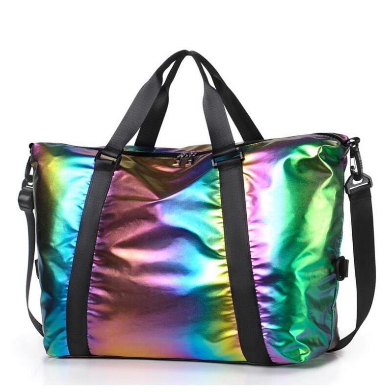 Große wasserdichte Sporttasche für Männer, Frauen, Fitnesstaschen, Damenhandtaschen, Reise-Wochenendtasche für Ladiea