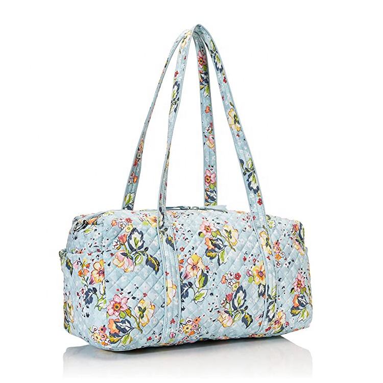 Custom Quilting Travel Gym Duffle Sport Bag Carrier Weekender Seesack für Frauen