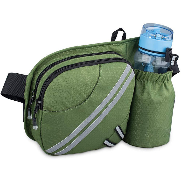 Große zusätzliche Hüfttaschen, leichte Hüfttasche für Männer und Frauen, Hüfttasche mit Wasserflaschenhalter