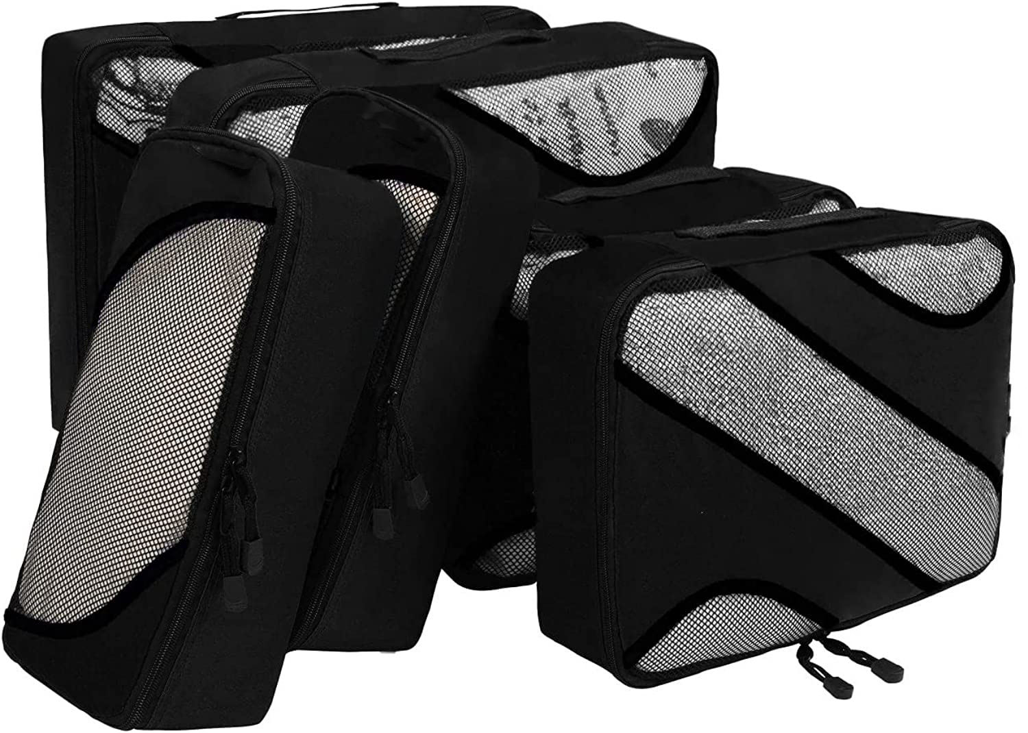 Packing Cubes Travel Cube Leichte Reisetasche mit großem Kulturbeutel für Kleidung, Strumpf, Rock, T-Shirt