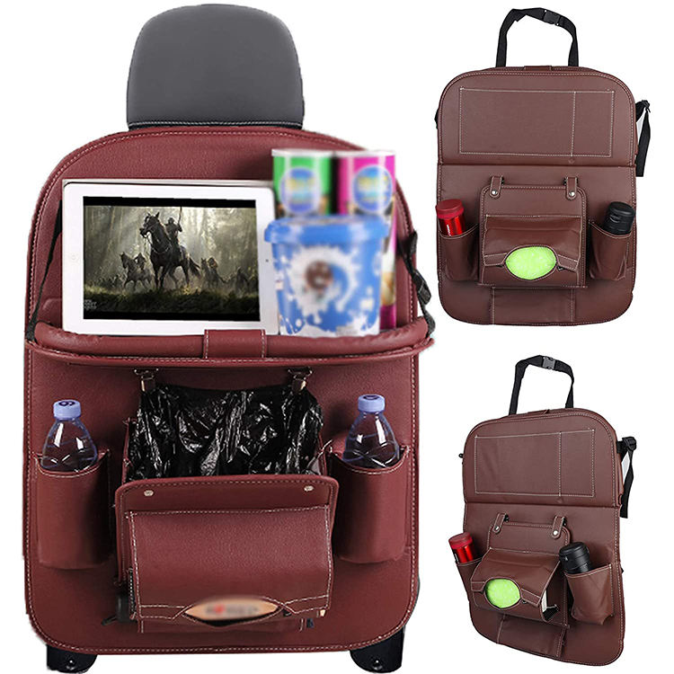 Auto-Kofferraum-Organizer, Universal-Rücksitz-Organizer für das Auto hinten mit Tablet-Halter, faltbarer Tischablage