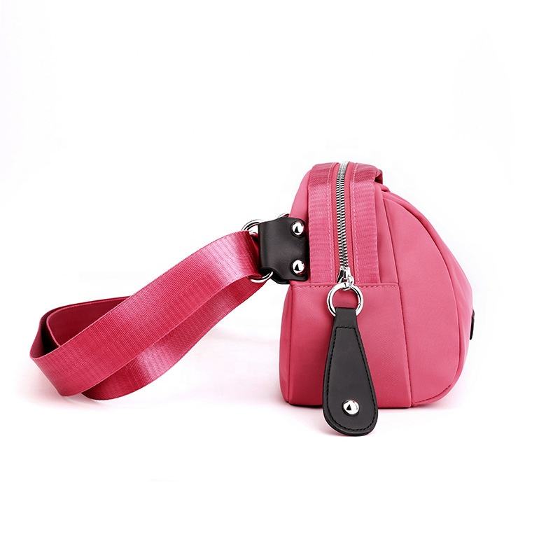 Luxuriöse Messenger-Umhängetaschen aus recyceltem RPET-Nylon für Frauen, Anti-Diebstahl-Umhängetasche, Shell-Tasche