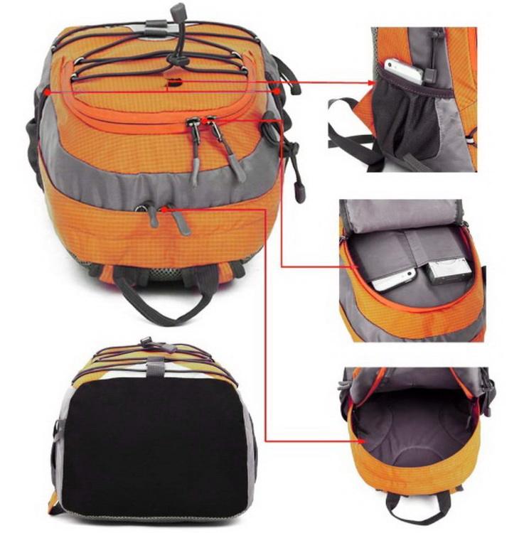 Wasserdichter Reiserucksack mit großer Kapazität, Rucksack, Sport, Outdoor, Camping, Wandern, Rucksack, Tasche für Männer und Frauen