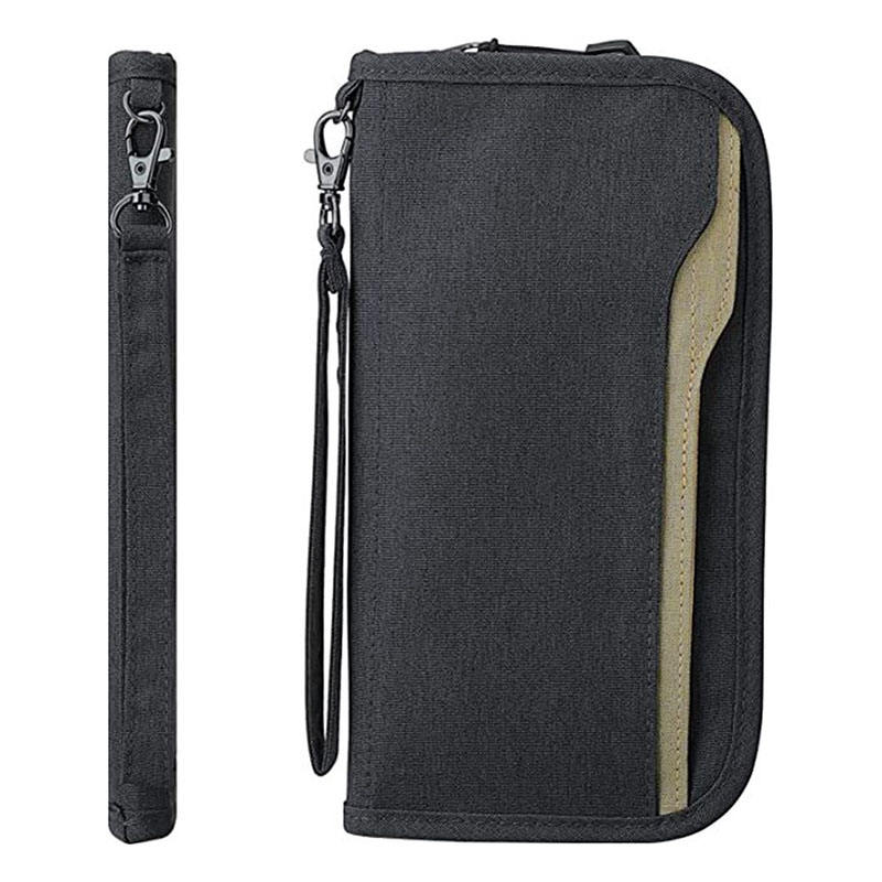 Tragbarer personalisierter Dokumentenhalter Reisedokumentenmappe Reisepass Reiseversicherungskartenhalter Brieftasche