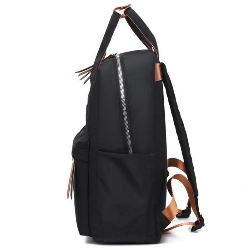 Modestil Frauen tragen Rucksack Daypack Reiserucksäcke Mädchen Schule College Laptop Rucksack Tasche mit Tragegriff