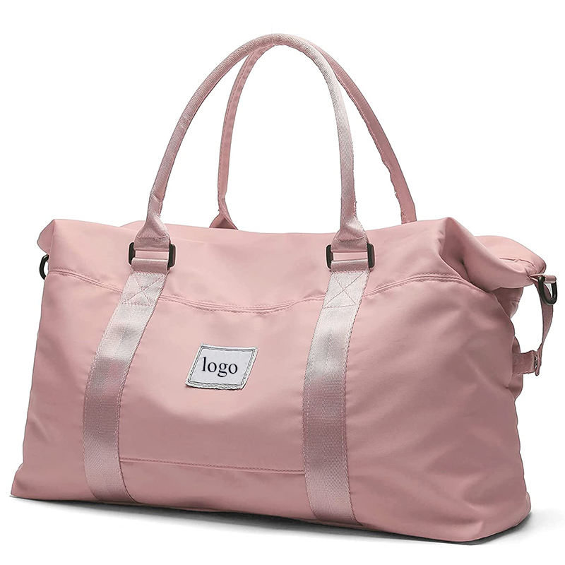 Reisetasche mit individuellem Logo für Damen, wasserdichte Schultertasche für die Nacht, große Sport-Sporttasche mit Nassfach