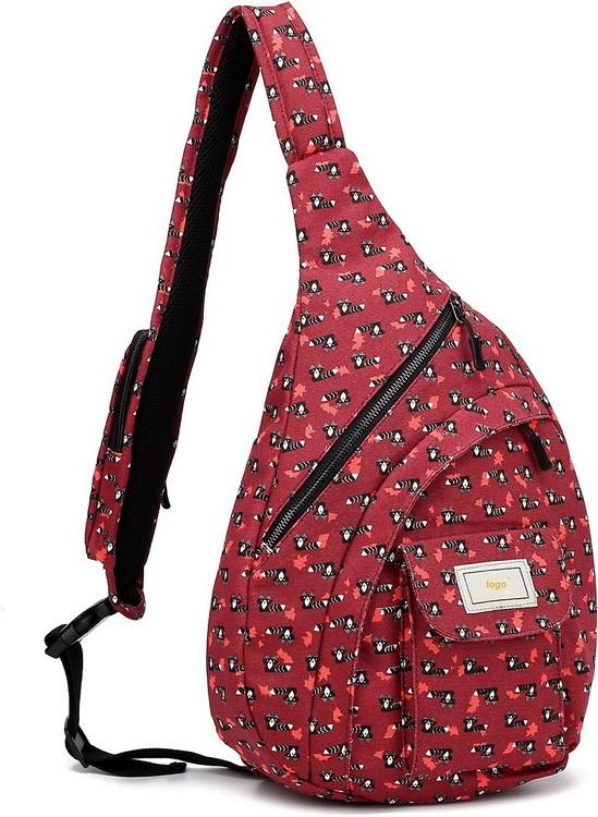 Maßgeschneiderte Marke Farbe Männer Großhandel Reise Brusttaschen Schulter Segeltuch Multi Taschen Umhängetasche langer einzelner Riemen