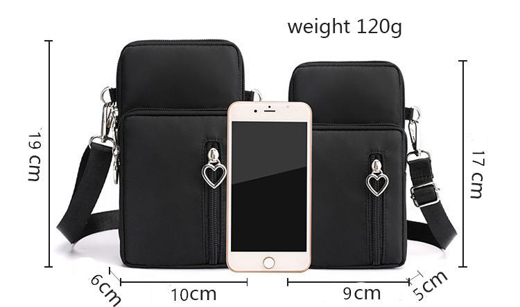 Neuer Stil Sublimation Mini-Handyhalter Tasche Crossbody Messenger Sling Bag Schulter für Mädchen