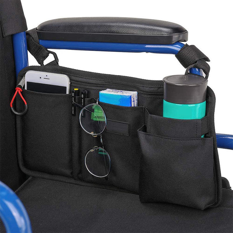 Hersteller verkauft Rollstuhl-Seitentasche mit Cup Bag Roller Electric Scooter Rollstuhl-Aufbewahrungstasche