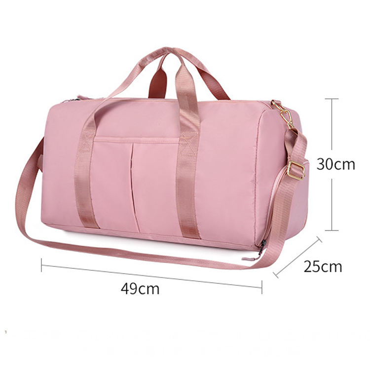 Custom Weekender Bag Gym Wasserdichte Sporttasche für Mädchen Übernachtung Reise Duffle Bag für Gym Duffle Weekend