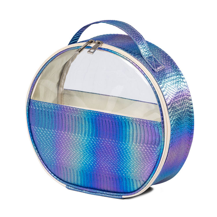 Personalisierte Reise-Make-up-Kosmetiktaschen PU-Waschbeutel-Kosmetik-Organisator-Tasche