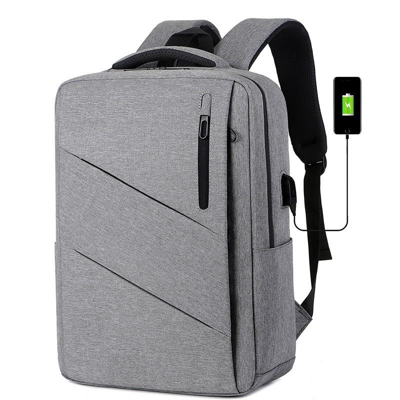 Laptop-Rucksäcke mit männlichem Partitionsdesign für den geschäftlichen Gebrauch mit USB