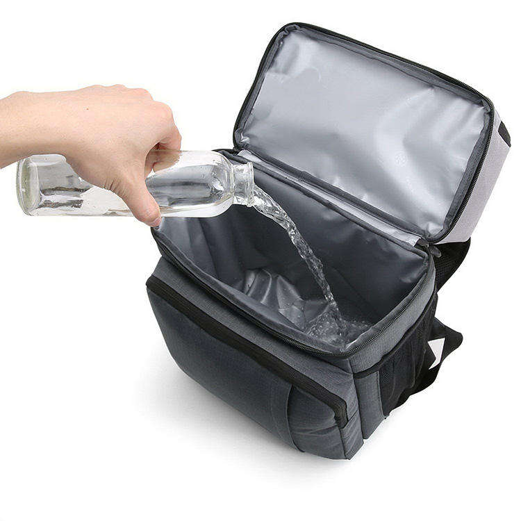 Extra große doppelte Fächer, isolierter Camping-Rucksack, kühle Lunch-Tasche