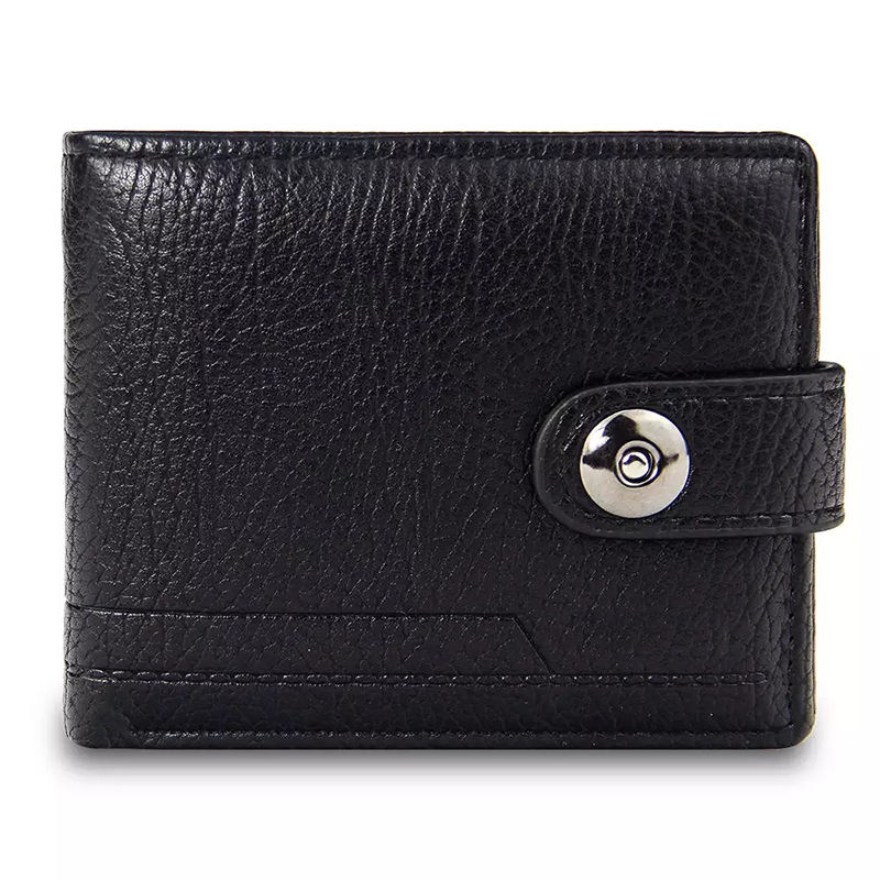 benutzerdefinierte Werbe schlanke Männer Leder Geldbörse RFID Blockierung Kreditkarte PU-Leder dünne Tasche Brieftasche